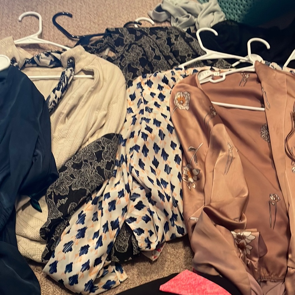 Dresses, tops some with tags small- medium